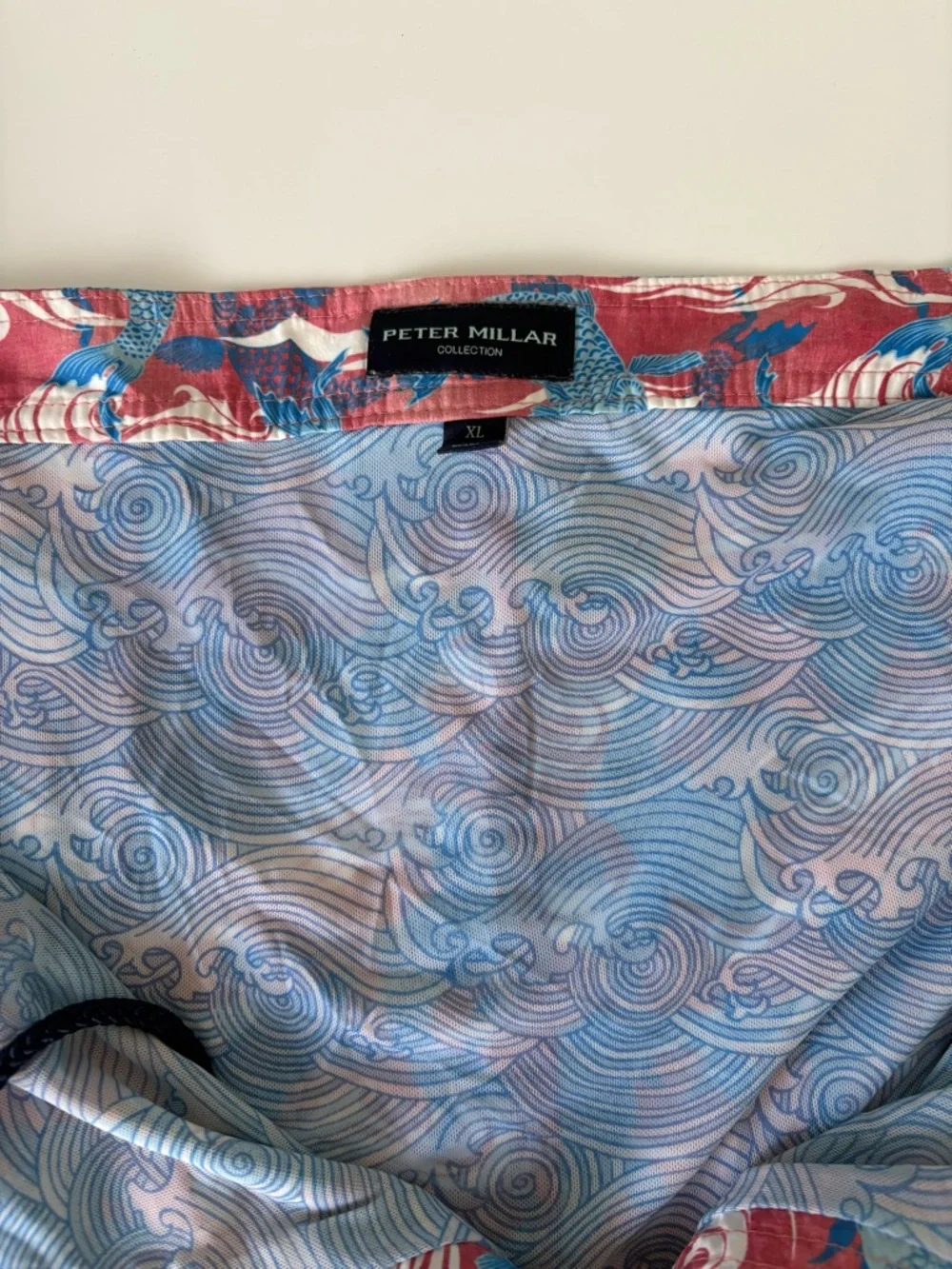 Bundle Peter Millar Swim Trunks XL Blue & Koi Print Shorts (2)